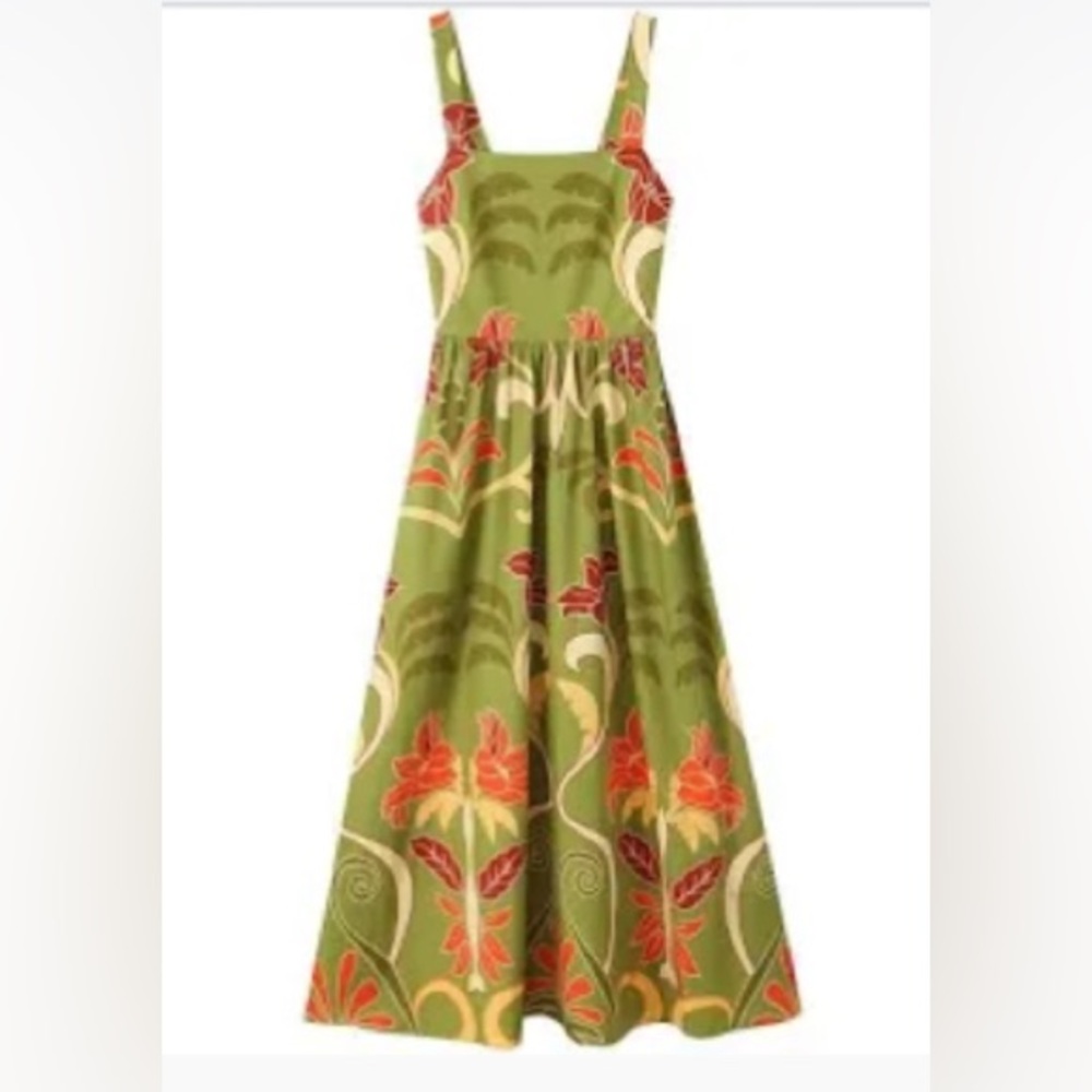 Zara Vintage Casual/Chic/Boho Sleeveless Draped Long Summer Dress, NWT